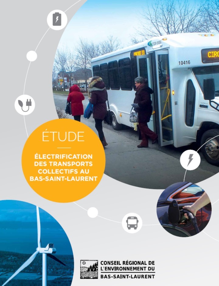 Étude Électrification des transports collectifs au Bas-Saint-Laurent