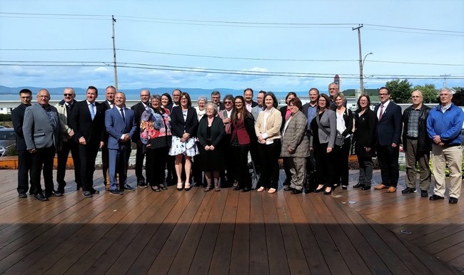 Participants à la rencontre régionale de Rivière-du-Loup (Crédit : Patrick Morin)